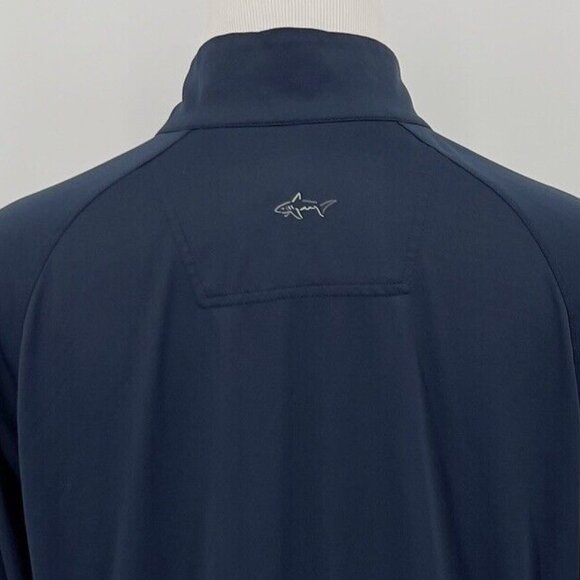 Greg Norman Play Dry Navy 1/4 Zip Pullover XL Mens Moisture-Wicking Polyester Sp - Picture 1 of 5